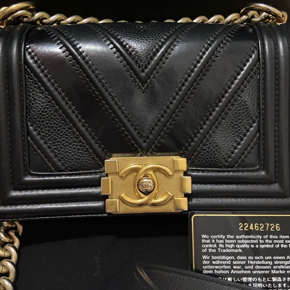 Chanel boy small size - Picture 6 of 17